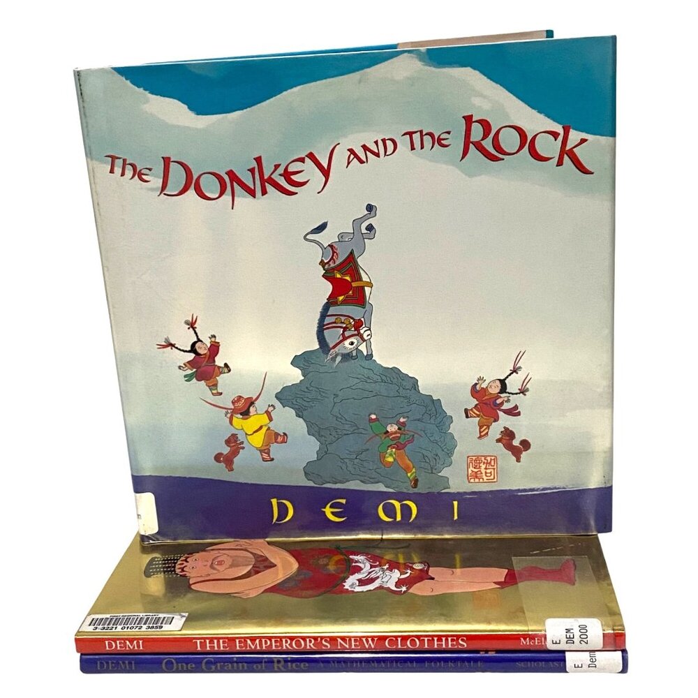 Demi Hardcover Childrens Picture Book Lot of 3 Eastern Asian Oriental‎ Fiction